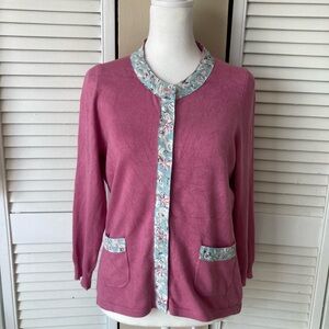 Anthropology HWR Purple Cardigan M